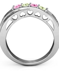 Bague 4 pierres Across My Heart