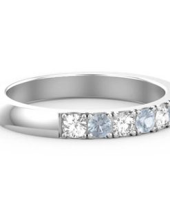 Anillo de afinidad de 6 piedras