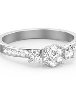 Trinity Cluster Ring mit Geburtssteinen