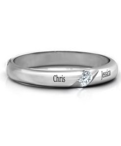 Bague Reveal Stone Grooved pour femme et #039;