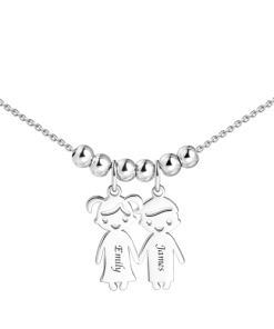 Collier Mère & #039; avec breloques enfants