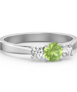 Bague d'éternité trois pierres
