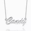 Collar con nombre personalizado CZ