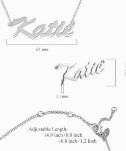 Collana con nome classico personalizzato