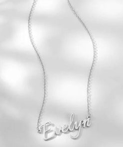 Collana con nome personalizzato in argento