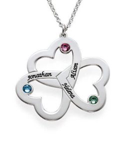 Collier Triple Coeur personnalisé