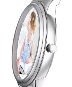 Montre photo personnalisée couple unisexe
