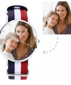 Bracelet photo couleur unisexe en nylon