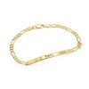 Pulsera de identificación de mujer #039; chapado en oro